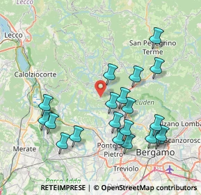 Mappa Via Roma, 24030 Roncola BG, Italia (8.155)