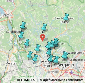 Mappa Via Roma, 24030 Roncola BG, Italia (7.232)