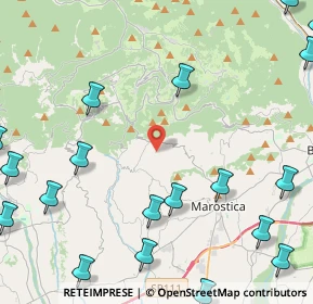 Mappa Via Boli, 36063 Marostica VI, Italia (6.6675)