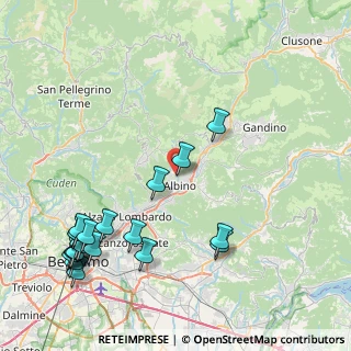 Mappa Via Torquato Tasso, 24021 Albino BG, Italia (10.703)