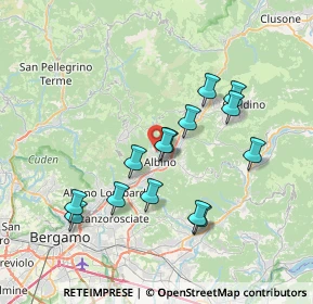 Mappa Via Torquato Tasso, 24021 Albino BG, Italia (6.74286)