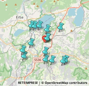 Mappa Via Giuseppe Di Vittorio, 23845 Costa Masnaga LC, Italia (3.06667)