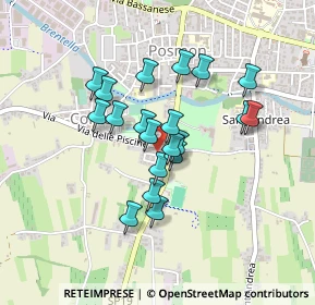 Mappa Borgo Castellana, 31044 Montebelluna TV, Italia (0.3415)