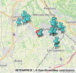 Mappa Borgo Castellana, 31044 Montebelluna TV, Italia (1.681)