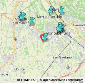 Mappa Borgo Castellana, 31044 Montebelluna TV, Italia (1.92538)
