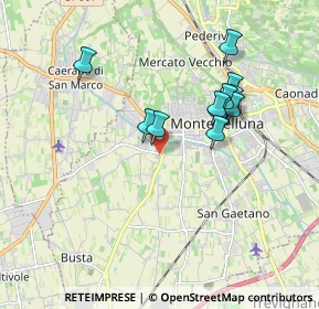 Mappa Borgo Castellana, 31044 Montebelluna TV, Italia (1.58364)