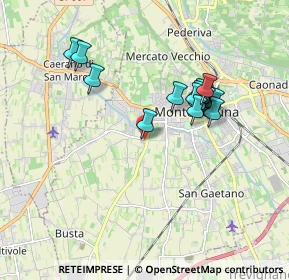 Mappa Borgo Castellana, 31044 Montebelluna TV, Italia (1.59867)