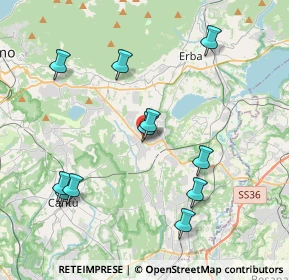 Mappa Via Don Guanella, 22040 Alzate Brianza CO, Italia (4.13364)