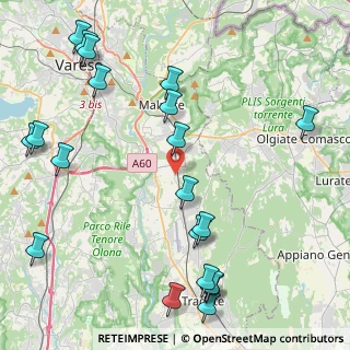 Mappa Via Venegono, 21040 Vedano Olona VA, Italia (5.576)