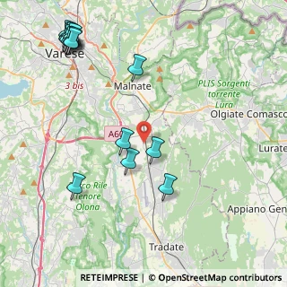 Mappa Via Venegono, 21040 Vedano Olona VA, Italia (5.46467)