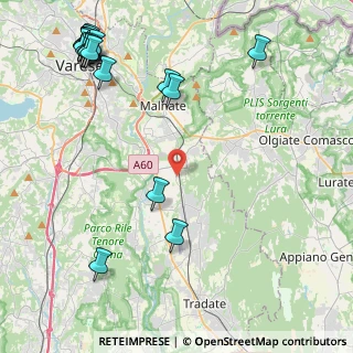 Mappa Via Venegono, 21040 Vedano Olona VA, Italia (6.158)