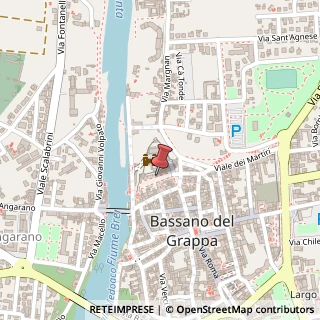 Mappa Piazza Terraglio, 17, 36061 Bassano del Grappa, Vicenza (Veneto)