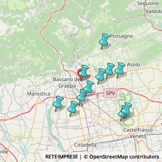 Mappa Via Astico, 36030 Romano D'ezzelino VI, Italia (6.70909)