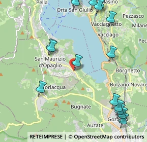 Mappa Via XXV Aprile, 28017 San Maurizio D'opaglio NO, Italia (2.7375)