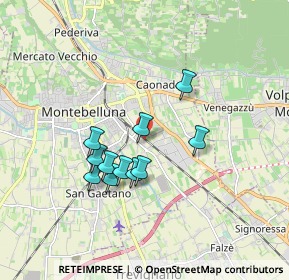 Mappa Vicolo Osellame, 31044 Montebelluna TV, Italia (1.43727)