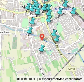 Mappa Via G. Malipiero, 31044 Montebelluna TV, Italia (0.5985)