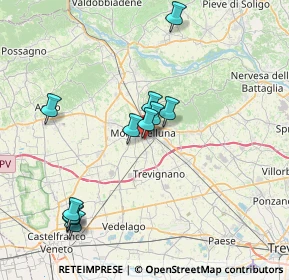 Mappa Via G. Malipiero, 31044 Montebelluna TV, Italia (7.37091)