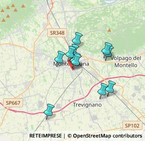 Mappa Via G. Malipiero, 31044 Montebelluna TV, Italia (2.59182)