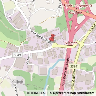 Mappa Via Campo dei Fiori, 5, 21020 Brunello, Varese (Lombardia)