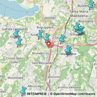 Mappa Zona Industriale Brunello, 21020 Brunello VA, Italia (2.5325)