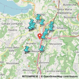 Mappa Zona Industriale Brunello, 21020 Brunello VA, Italia (1.44846)