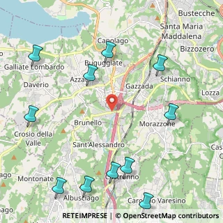 Mappa Zona Industriale Brunello, 21020 Brunello VA, Italia (2.85)