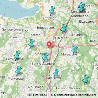 Mappa Zona Industriale Brunello, 21020 Brunello VA, Italia (2.99083)