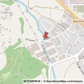Mappa Via P. Giovio, 363, 22040 Alzate Brianza, Como (Lombardia)