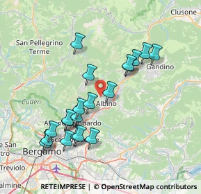 Mappa 2 Piazzale Funivia, 24021 Albino BG, Italia (7.295)