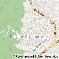 Mapa Piovene Rocchette