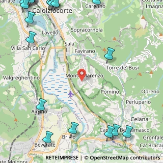 Mappa Via Gian Maria Marenzi, 23804 Monte Marenzo LC, Italia (3.875)