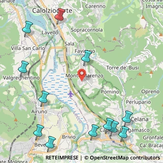 Mappa Via Gian Maria Marenzi, 23804 Monte Marenzo LC, Italia (3.16333)