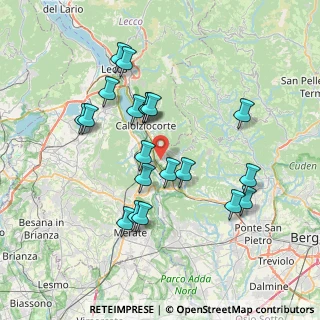 Mappa Via Gian Maria Marenzi, 23804 Monte Marenzo LC, Italia (7.0725)