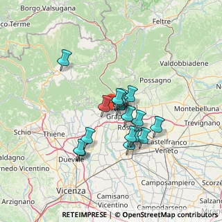 Mappa Via Villaggio Europa, 36061 Bassano del Grappa VI, Italia (10.21647)