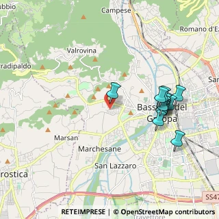 Mappa Via Villaggio Europa, 36061 Bassano del Grappa VI, Italia (1.98)