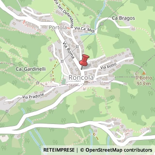 Mappa Via Roma, 3, 24030 Roncola BG, Italia, 24030 Roncola, Bergamo (Lombardia)
