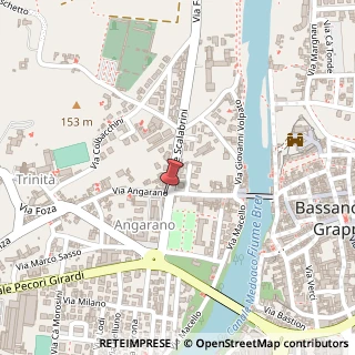 Mappa Via Angarano, 91, 36061 Bassano del Grappa, Vicenza (Veneto)