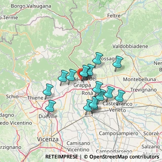 Mappa Viale Scalabrini, 36061 Bassano del Grappa VI, Italia (10.98063)