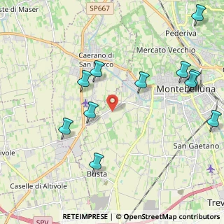 Mappa Via Colombera, 31044 Montebelluna TV, Italia (2.44)