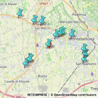 Mappa Via Colombera, 31044 Montebelluna TV, Italia (2.20214)