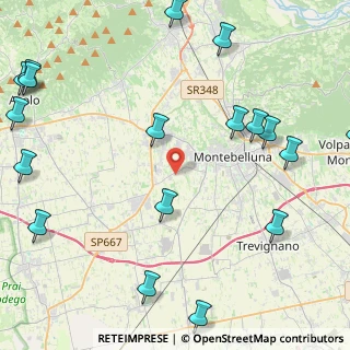 Mappa Via Colombera, 31044 Montebelluna TV, Italia (6.498)