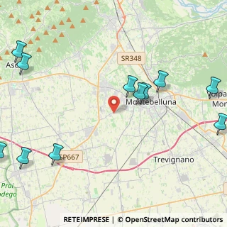 Mappa Via Colombera, 31044 Montebelluna TV, Italia (5.82364)