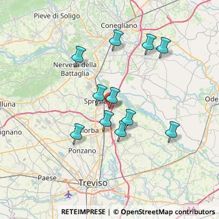 Mappa Via Madonnetta, 31027 Spresiano TV, Italia (6.60182)