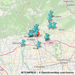 Mappa Vicolo Bassanese, 36060 Romano D'ezzelino VI, Italia (5.14)