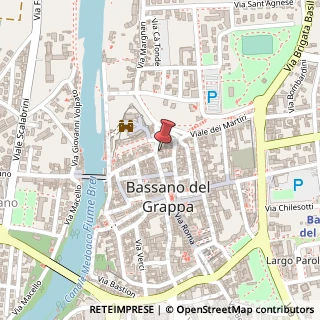 Mappa Via Giacomo Matteotti, 3, 36061 Bassano del Grappa, Vicenza (Veneto)