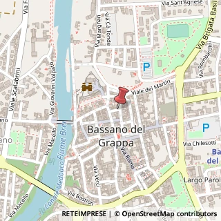 Mappa Via Jacopo Vittorelli, 22, 36061 Bassano del Grappa, Vicenza (Veneto)