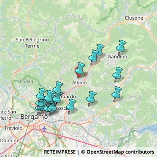 Mappa Via Bachelet, 24021 Bondo BG, Italia (8.44632)
