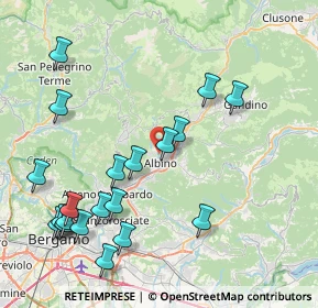 Mappa Via Bachelet, 24021 Bondo BG, Italia (9.3835)