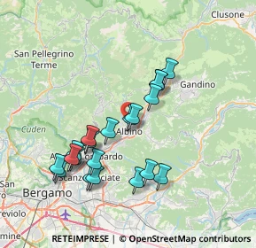 Mappa Via Bachelet, 24021 Bondo BG, Italia (6.898)