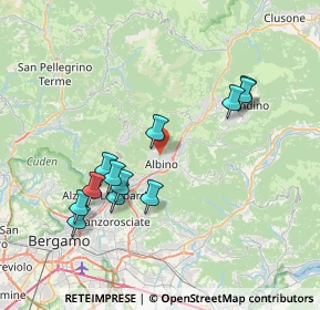 Mappa Via Bachelet, 24021 Bondo BG, Italia (7.41417)
